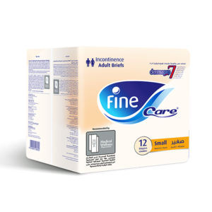 Fine Care Incontinence Unisex Briefs Waist (51 – 75 cm) Small Pack Of 12