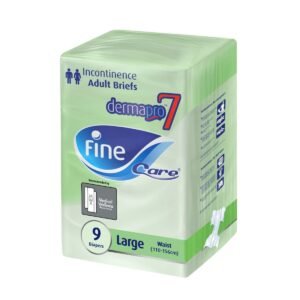 Fine Care Incontinence Unisex Waist (110 – 156 cm) Large Pack Of 9