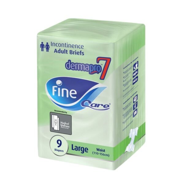 Fine Care Incontinence Unisex Waist (110 - 156 cm) Large Pack Of 9