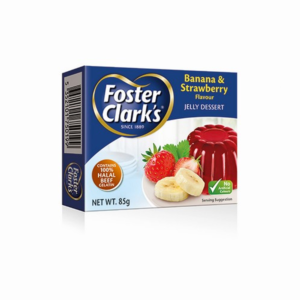 Foster Clark’s Beef Gelatin Banana and Strawberry Jelly 85g