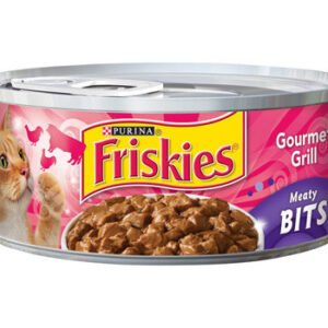 Friskies Meaty Bits Gourmet Grill in Gravy Adult Wet Cat Food 156g