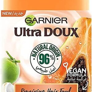 Garnier Ultra Doux Repairing Papaya Hair Food Shampoo For Damaged Hair 350ml