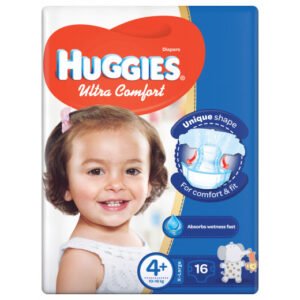 Huggies Convenience Size 4+ Weight (10-16Kg) 16 Diapers