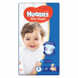 Huggies Diapers Jumbo Size 4 Weight (8-14 Kg) 42 Diapers