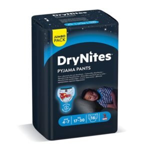 Huggies Drynites Pyjama Pants (4-7) Years (17-30Kg) 16 Pieces