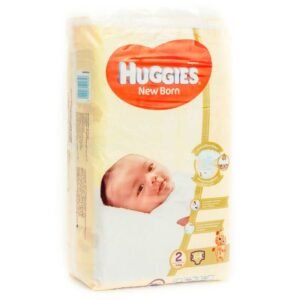 Huggies New Born Diapers 64 Pieces Size 2