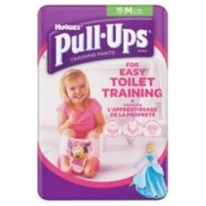 Huggies Pull Ups Day Time Medium Girls 16 Pull-ups