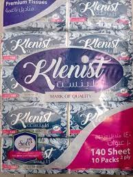 Klenist Tissues 140 Sheets 10 Pieces