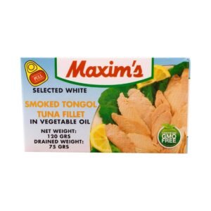 Maxim’s Smoked Tongol Tuna Fillet In Vegetable Oil 120g