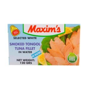 Maxim’s Smoked Tongol Tuna Fillet In Water 120g