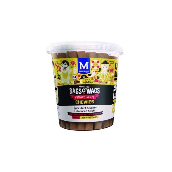 Montego Bags O Wags Chicky Chewies Dog Treats 500g