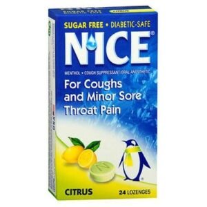 Nice Sugar Free Menthol Eucalyptus 24 Lozenges