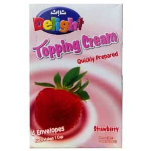 Noon Delight Topping Cream Strawberry 144g