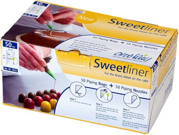 One Way Sweetliner 50 Syringes and 50 Piping Bags