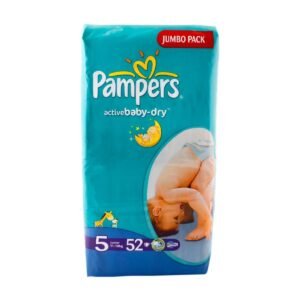 Pampers Active Baby Dry Diapers Jumbo Pack Junior 52 Diapers