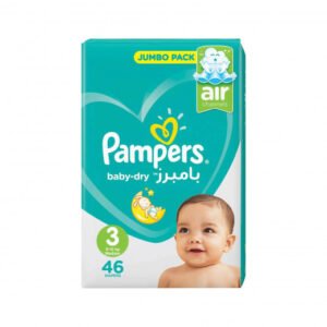 Pampers Baby Dry Maxi Diapers Medium Size 3 6-10 Kg 46 Diapers