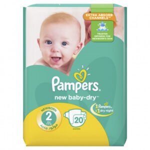 Pampers New Baby Size 2 3-8Kg 20 Diapers