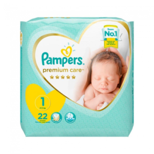 Pampers Premium Care Size 1 22 Diapers