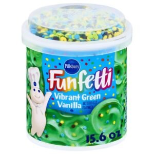 Pillsbury Funfetti Vibrant Green Vanilla Frosting 442g