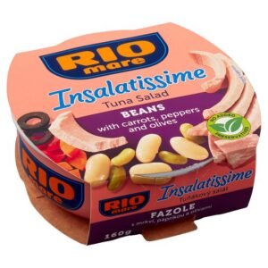 Rio Mare Insalatissime Tuna Salad Beans with Carrots Peppers And Olives 160g