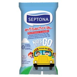 Septona Kids On The Go Wipes 15 Pieces