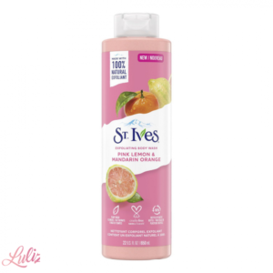 St. Ives Exfoliating Body Wash Pink Lemon and Mandarin Orange 650ml