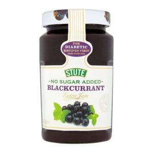 Stute No Sugar Added Blackcurrant Extra Jam 430g