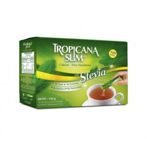 Tropicana Slim Zero Calories Stevia Sweetener 100 Pieces