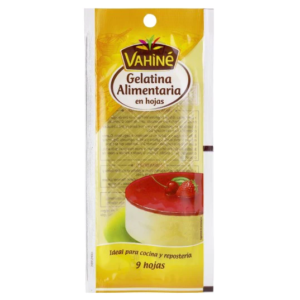 Vahine Food Gelatin in Sheets 17g