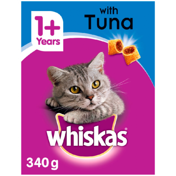 Whiskas Cat Complete Dry with Tuna 340g