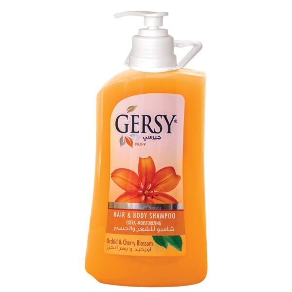 Gersy Shampoo For Body and Hair Orchid and Cherry 2Liter