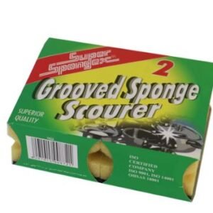 2Pc Grooved Sponge