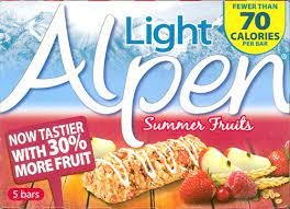 Alpen Light Summer Fruits Bar 5 X 21g