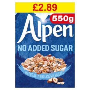 Alpen No Added Sugar 550g