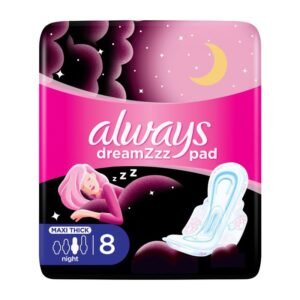 Always Cottony Soft Maxi Thick Night Sanitary Pads With Wings 8 Pads