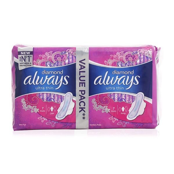 Always Diamond Ultra Thin Long Pads 14 Pads