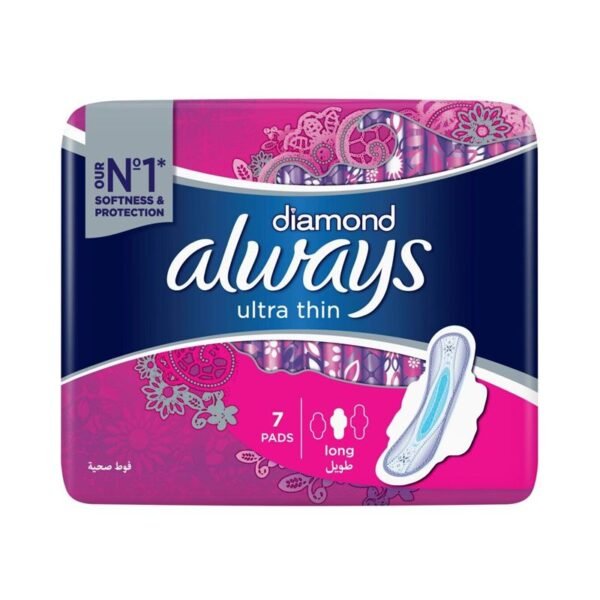 Always Diamond Ultra Thin Long Pads 7 Pads