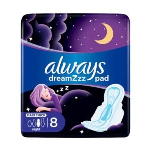 Always Maxi Thick Night Sanitary Pad Pads With Wings 8 Pads