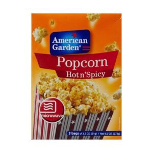 American Garden Hot N Spicy Microwave Popcorn 273g