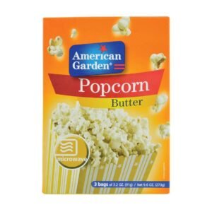 American Garden Microwave Butter Popcorn 273g