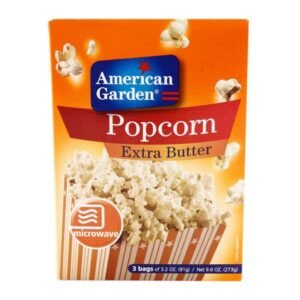 American Garden Microwave Popcorn Extra Butter 273g