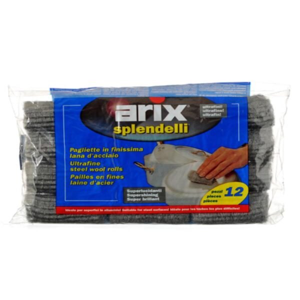 Arix Steel Wool Rolls 12 Pieces