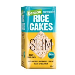 Benlian Slim Rice Cakes With Flax and Sunflower Seeds 100g