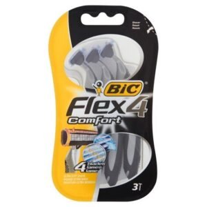 Bic Flex 4 Comfort One Piece Shavers 3 Pieces