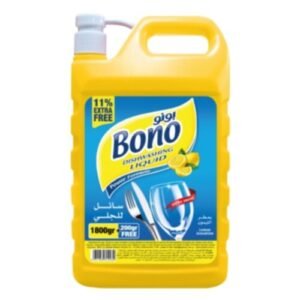 Bono Dish Washing Liquid Lemon With Pump 1800ml