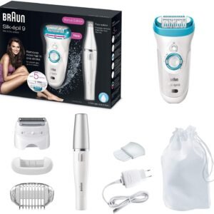 Braun Silk Epil 9 Wet and Dry Cordless Epilator