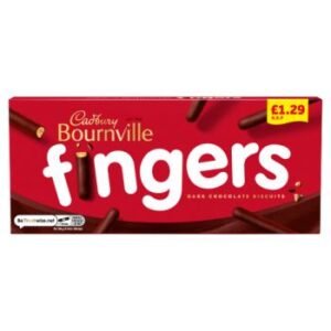 Cadbury Bournville Fingers Dark Chocolate Biscuits 114g