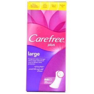 Carefree Plus Large Pantyliners 20 Pieces