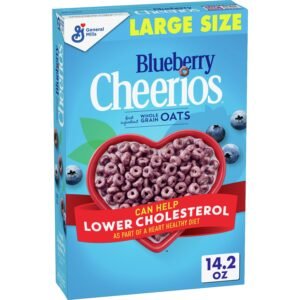 Cheerios Blueberry Gluten Free Family Cereal 402g