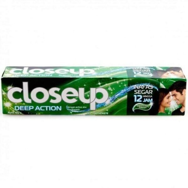 Closeup Toothpaste Deep Action Menthol Fresh 160g